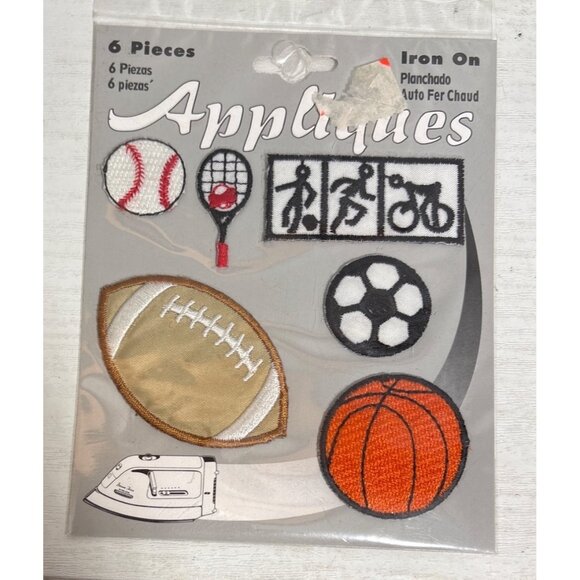 Iron-On Sports Appliques & Wrights Soccer Ball Patch For Crafting & Repairs - Picture 2 of 7